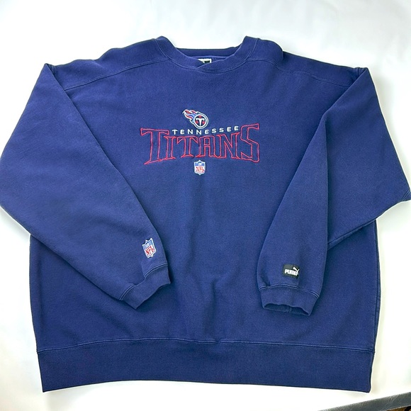NFL - PUMA Tennessee Titans Crewneck Sweatshirt. XXL. - Picture 1 of 7
